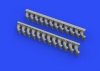 Eduard 648508 P-400 exhaust stacks 1/48 EDUARD